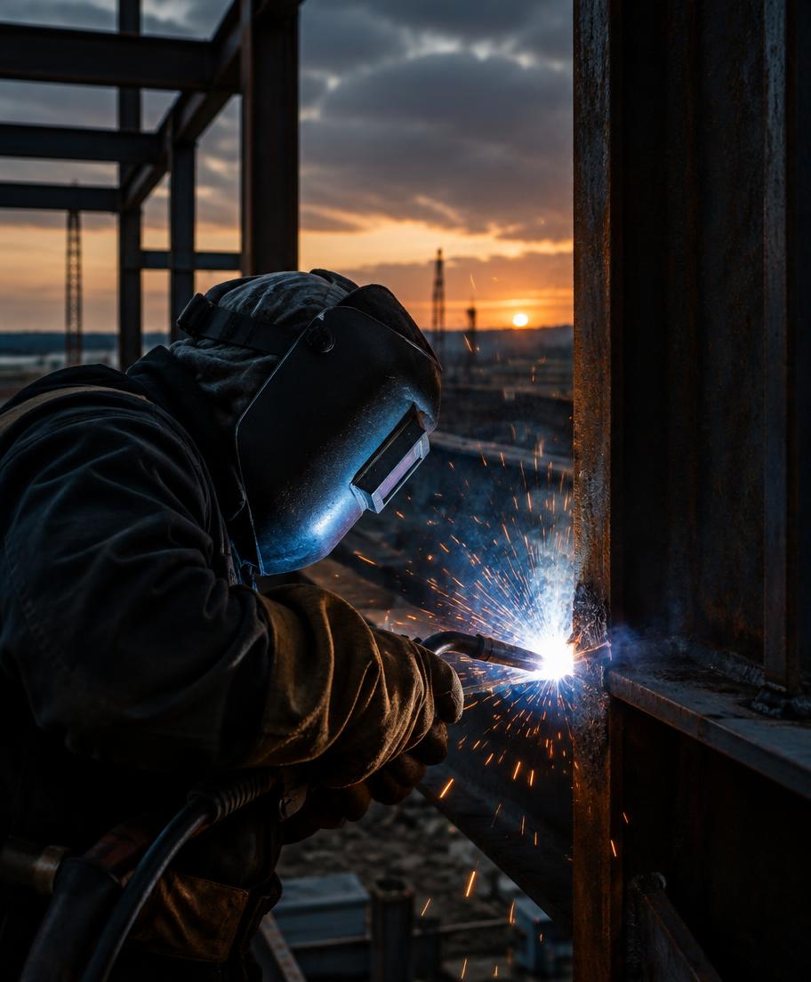 Steel fabrication work